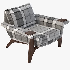 Craft Associates Wood Paw Lounge Chair