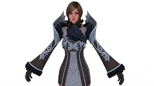 3D Girl Character Models 3D model