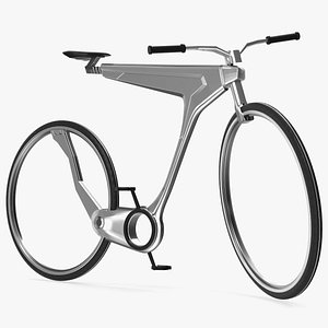 3D Futuristic Electric Bicycle Rigged