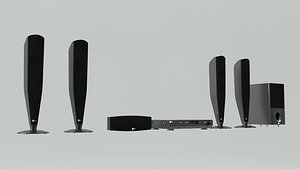 DVD Player with surround Speakers A1