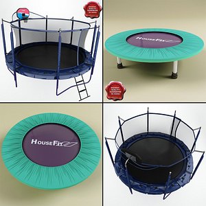3d trampolines modelled jumpsport