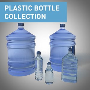 c4d plastic bottle