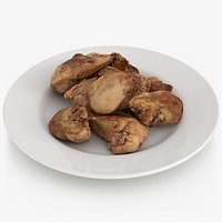 Roasted Chicken Liver Dish