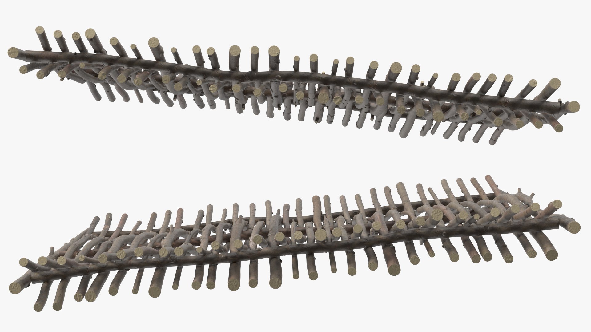 Small Wattle Fence Panel 3D model - TurboSquid 2068993