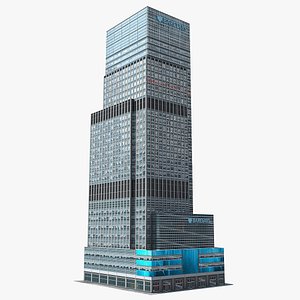 Lehman Building Times Square Low Poly