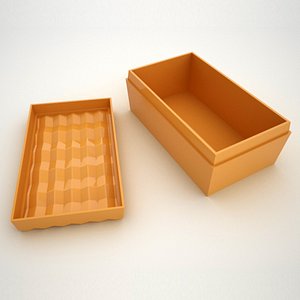 3D box gift giftbox model