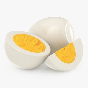 3D Hard Boiled Eggs 04