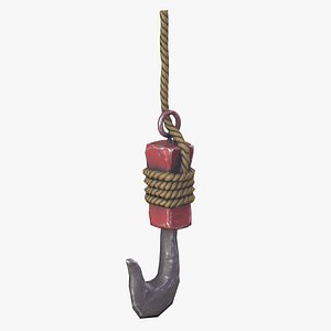 Hook with rope model
