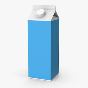 3D Carton Milk Package