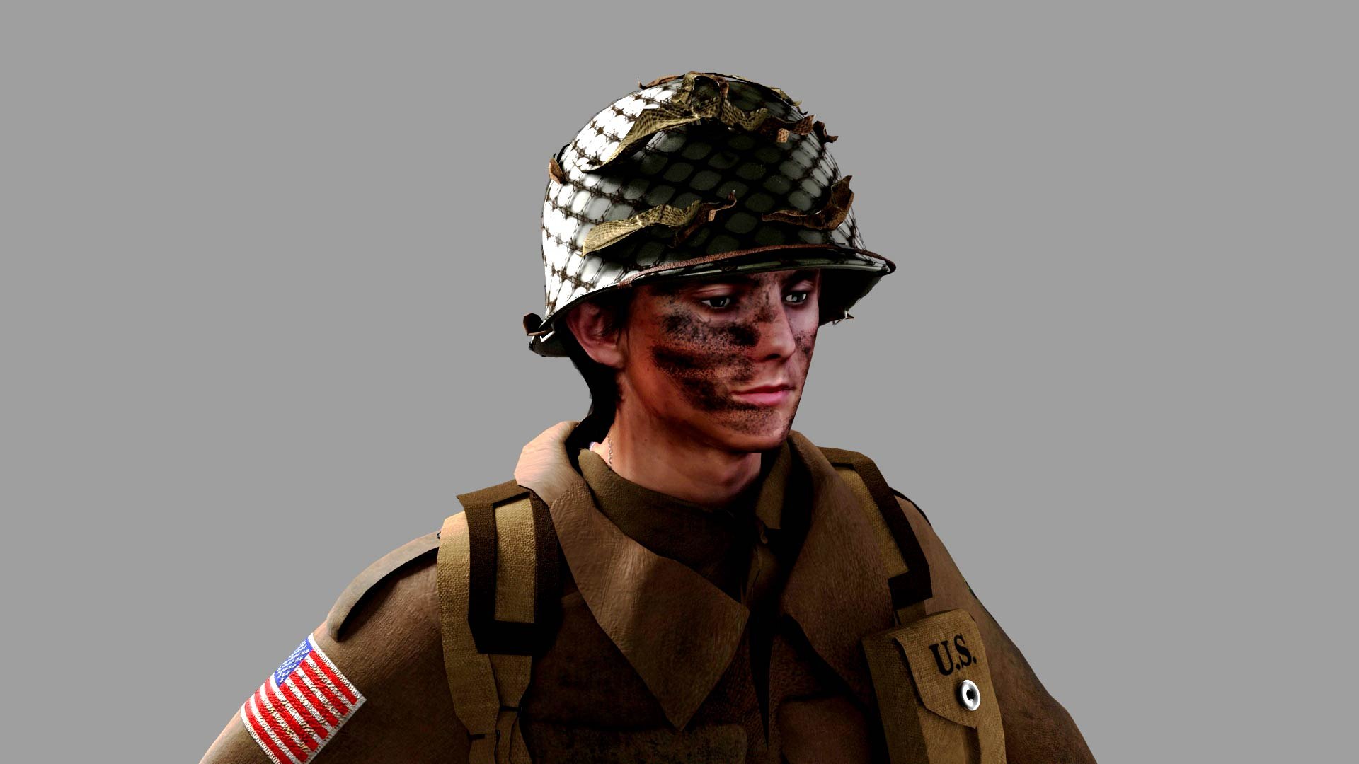 World War 2 Paratrooper Model - TurboSquid 1478114