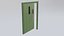 Metal Secure Door Green