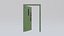 Metal Secure Door Green
