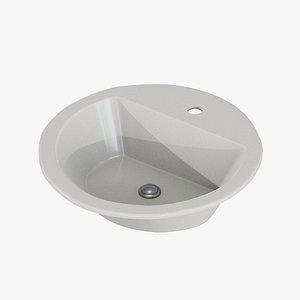 3D bathroom sink model