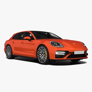 3D model Porsche Panamera Turbo S Sport Turismo