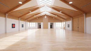 Art Museum Gallery Interior 43 model