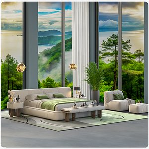 Photorealistic interior Bedroom
