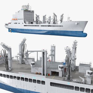 Maritime Fleet Fuel Transport Vessel Grey