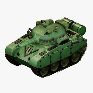 Mini T72 Tank 3D