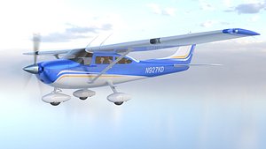 Cessna 182 Skylane1 3D model
