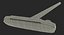 Curling Broom 3D Model