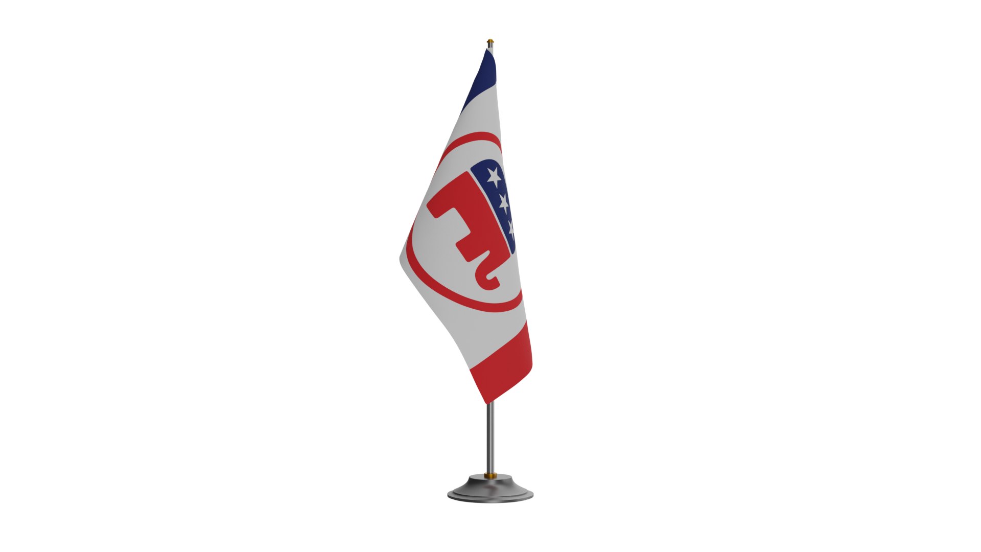 Republican Party GOP Flags Model - TurboSquid 2210565