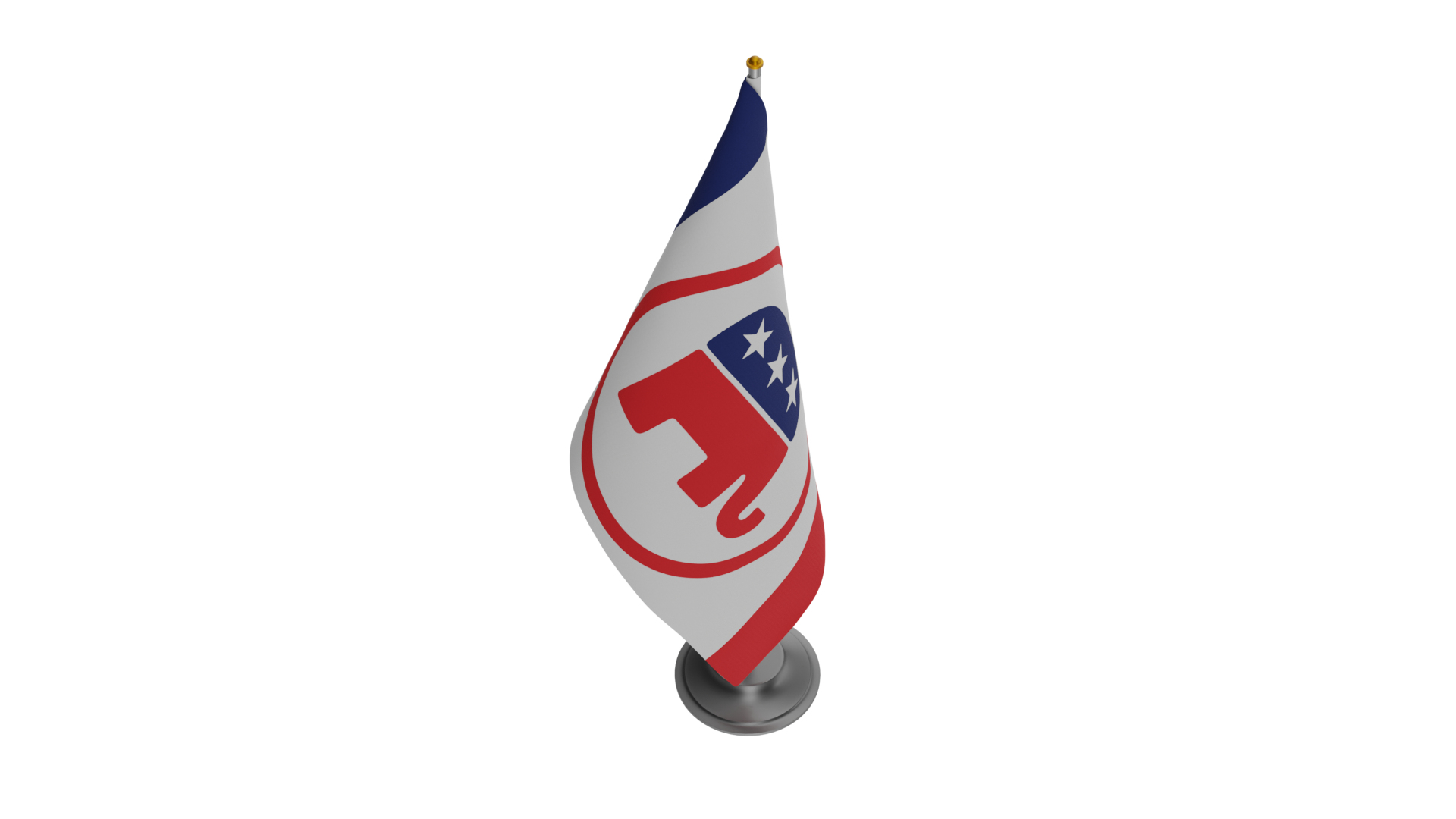 Republican Party GOP Flags Model - TurboSquid 2210565