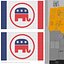 GOP-Flaggen der Republikanischen Partei