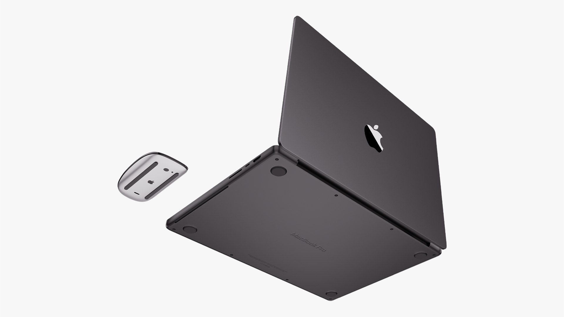 3D Apple MacBook Pro 14 - 16 inch Space Black 2023 With Magic Mouse model https://p.turbosquid.com/ts-thumb/bv/LRxP4I/Wg/macbookpro16spaceblack20/jpg/1700840765/1920x1080/fit_q87/3c1a4a993f575973c76b2e36c58b4bffc1ee209a/macbookpro16spaceblack20.jpg