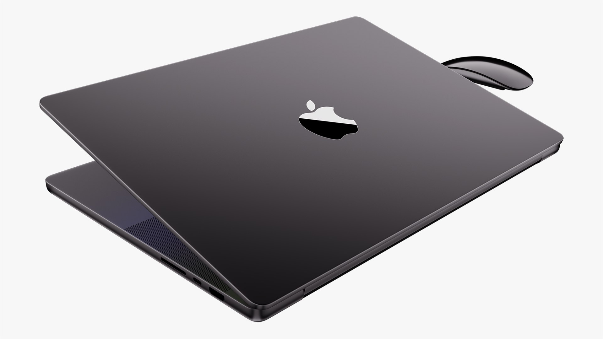 3D Apple MacBook Pro 14 - 16 inch Space Black 2023 With Magic Mouse model https://p.turbosquid.com/ts-thumb/bv/LRxP4I/mA/macbookpro16spaceblack23/jpg/1700841048/1920x1080/fit_q87/056d658835a535f97ff5a19bbf2789511983d02d/macbookpro16spaceblack23.jpg