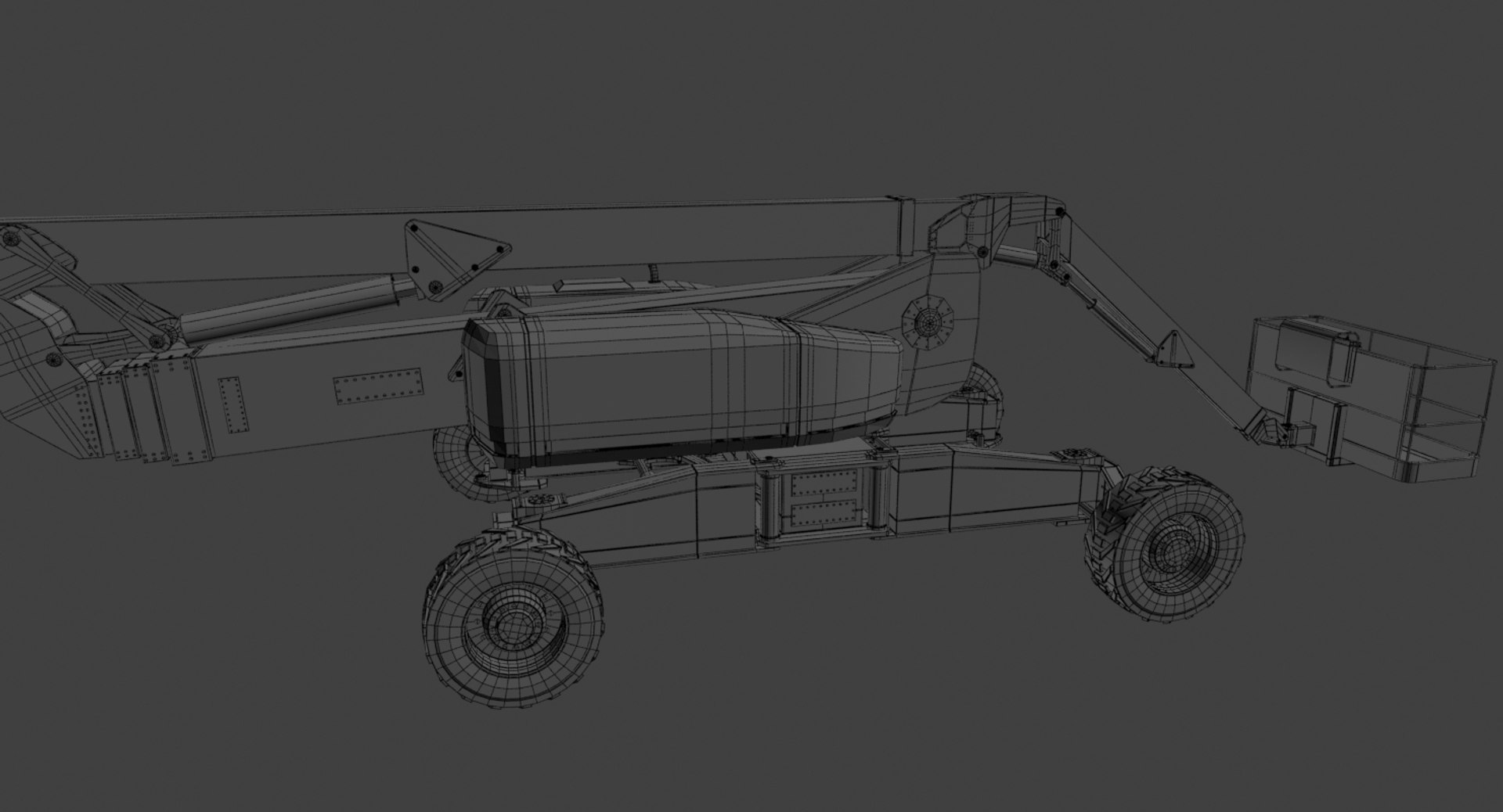 エディオンピースウィング3Dモデル 3d Model Aerial Work Platform Genie