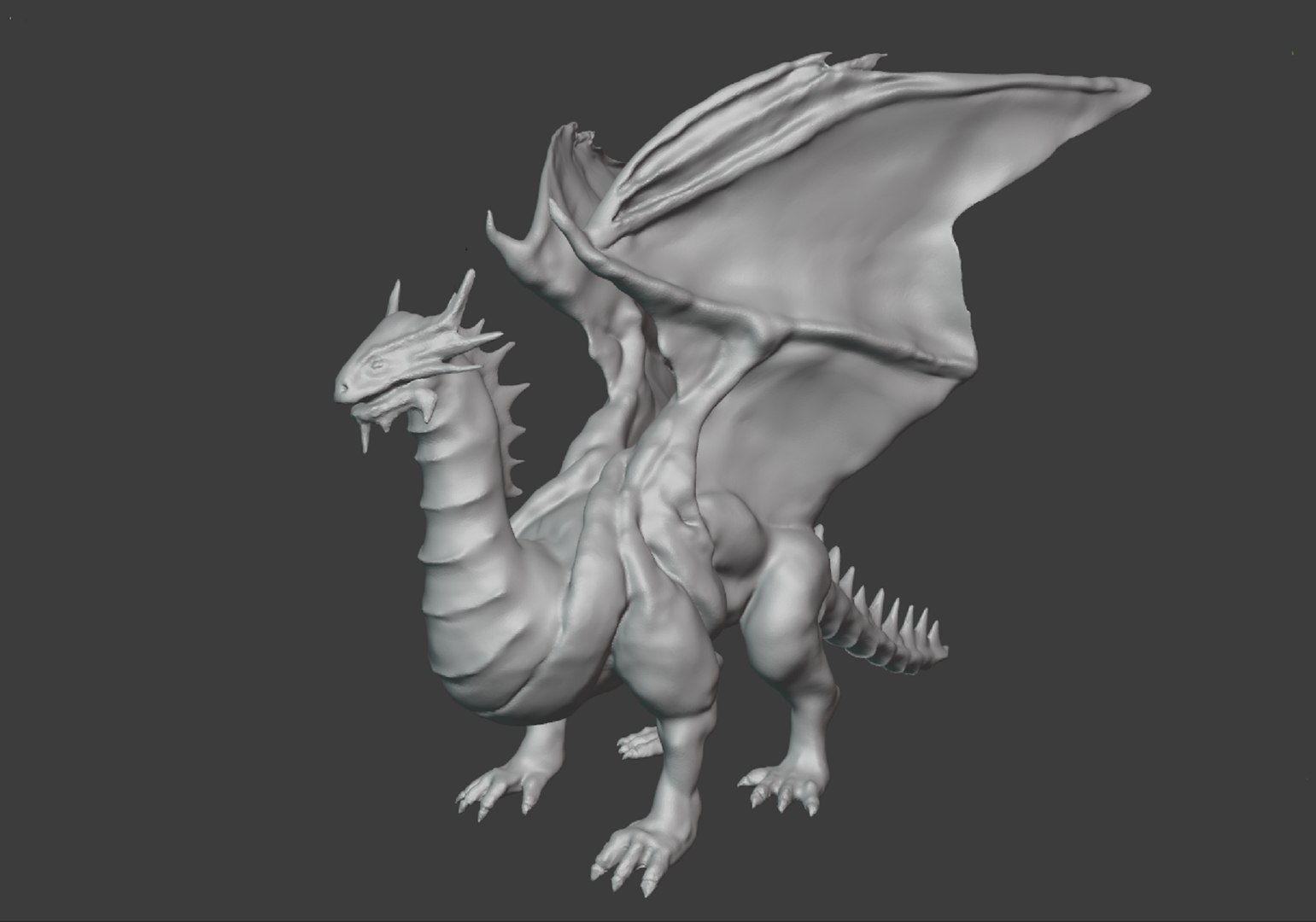 3D Model Dragon Blender Sculpting - TurboSquid 1691260