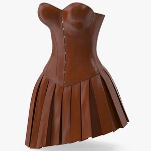 Leather Corset with Skirt 3