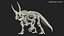 Triceratops Horridus Skeleton Rigged for Maya
