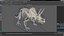 Triceratops Horridus Skeleton Rigged for Maya