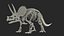 Triceratops Horridus Skeleton Rigged for Maya