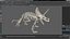 Triceratops Horridus Skeleton Rigged for Maya