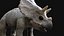 3D triceratops rigged model