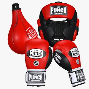 Kit Sparring Collection Boxing Gloves Headgear Speed Ball 8K