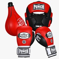 Kit  Sparring  Collection Boxing Gloves Headgear Speed Ball 8K