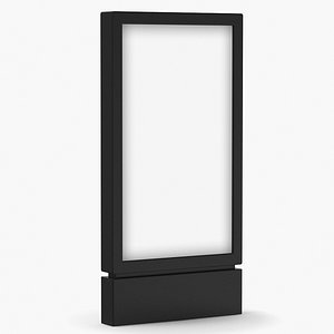 billboard street 3D model