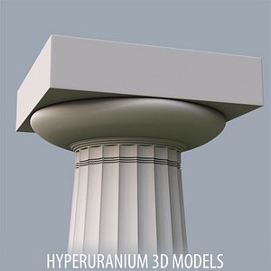 3d doric column model