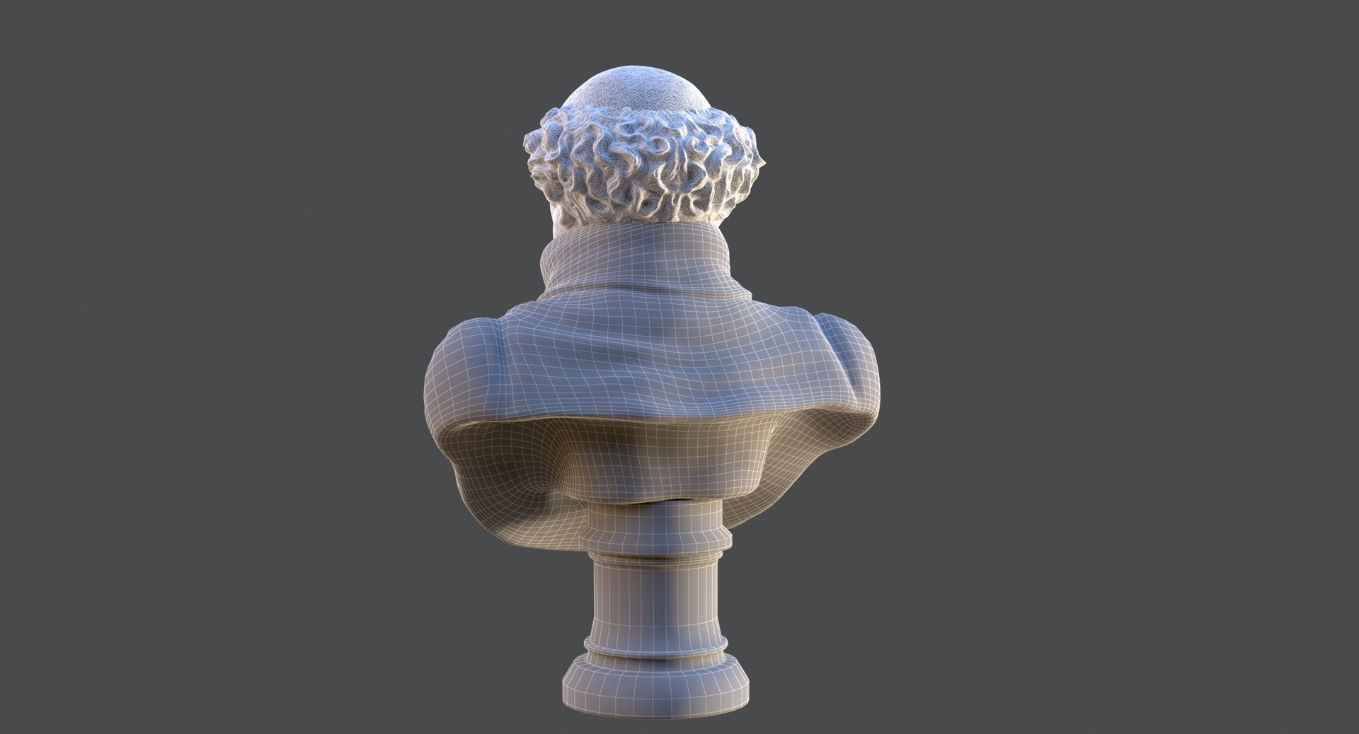 John adams president bust 3D model - TurboSquid 1354856