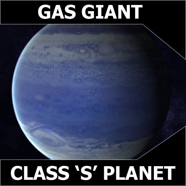 exoplanet planet earth class 3d model