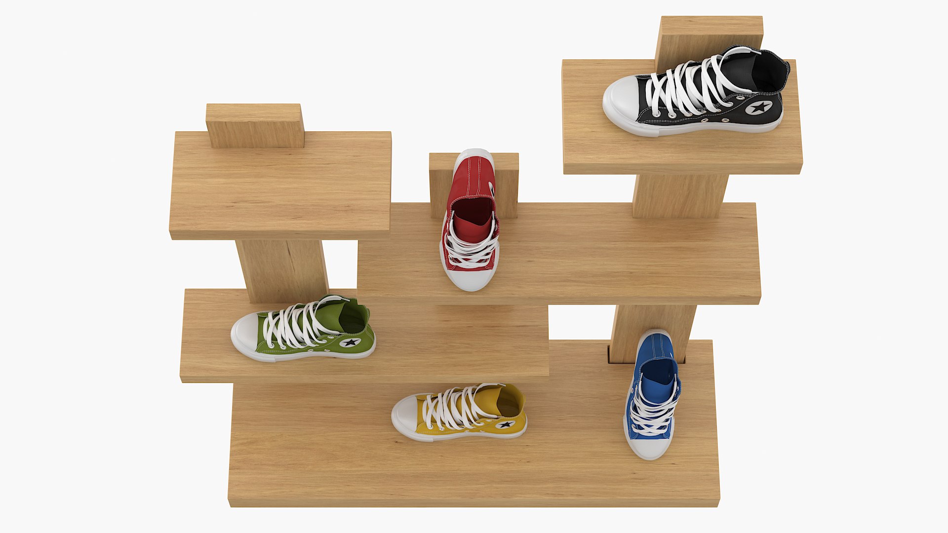 Shoeware Sneakers Display 3D Model - TurboSquid 2016465