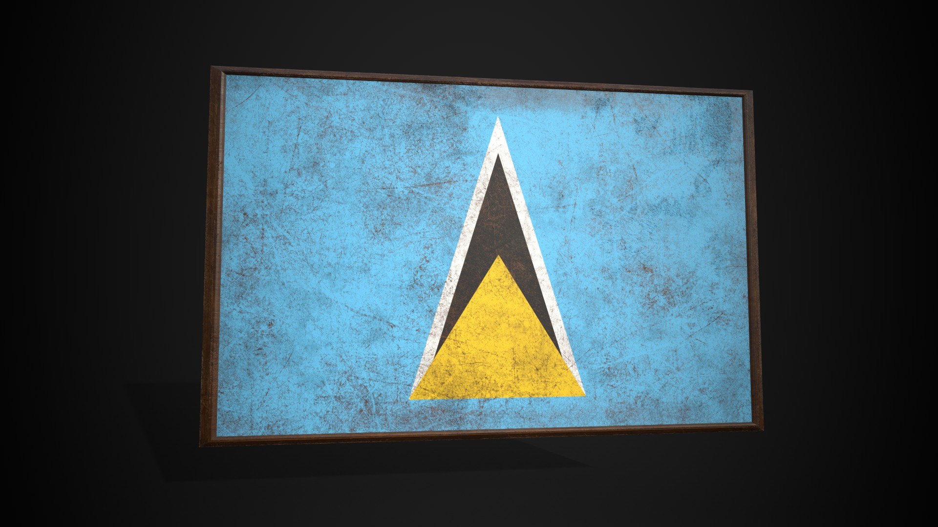 Old Picture Frame With Saint Lucia Flag - Game Ready PBR Low-poly 3D Model 3D model https://p.turbosquid.com/ts-thumb/bw/5EKBT0/mE/1920x10805/jpg/1721333289/1920x1080/fit_q87/6b45aaceee1c26799ef4740f91b7b86bba10790c/1920x10805.jpg