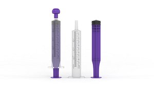 Plastic Syringe model
