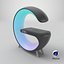 Black Futuristic Table Lamp