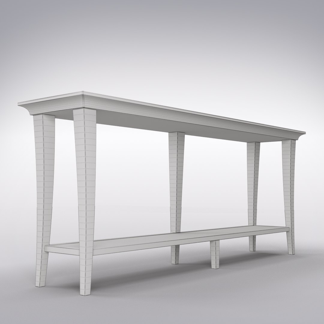 3D Model Console Table - TurboSquid 1481151