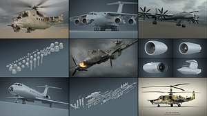 3D aircraft pack model