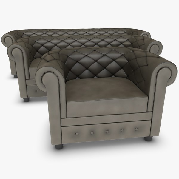 Sofa Chester 3d Models For Download Turbosquid 